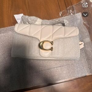 White Quilted Leather Bag